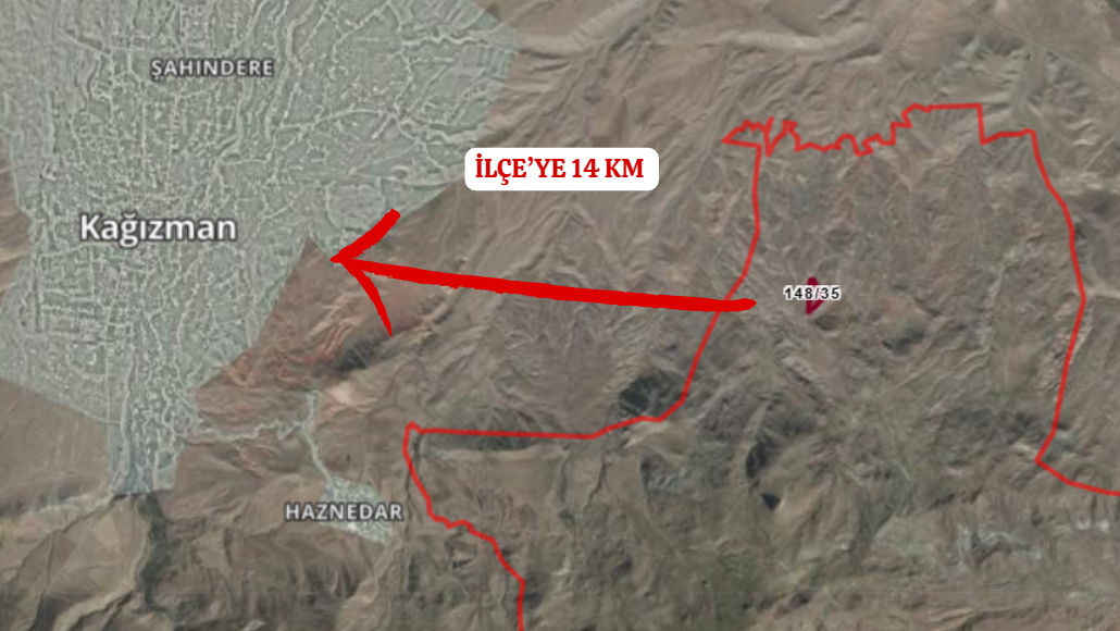 KARS KAĞIZMAN YANKIPINAR KÖYÜNDE 20.485 M² TARLA SATILIKTIR - KARS KAĞIZMAN fotoğraf 6